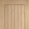 bespoke suffolk oak door vertical lining