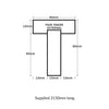 External Grandis Hardwood Pair Maker Rebate Set to form an external door pair