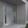 External ThruSafe Aluminium Front Door - 43811 CNC Grooves - 7 Colour Options