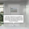 External ThruSafe Aluminium Front Door - 1290 Stainless Steel - 7 Colour Options