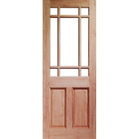 York Mahogany Door - Fit Your Own Glass, From LPD Joinery