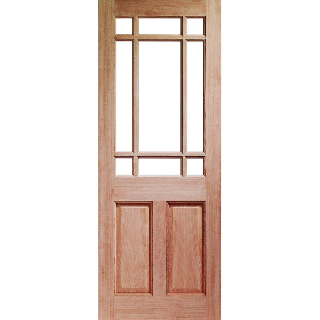 York Mahogany Door - Fit Your Own Glass, From LPD Joinery