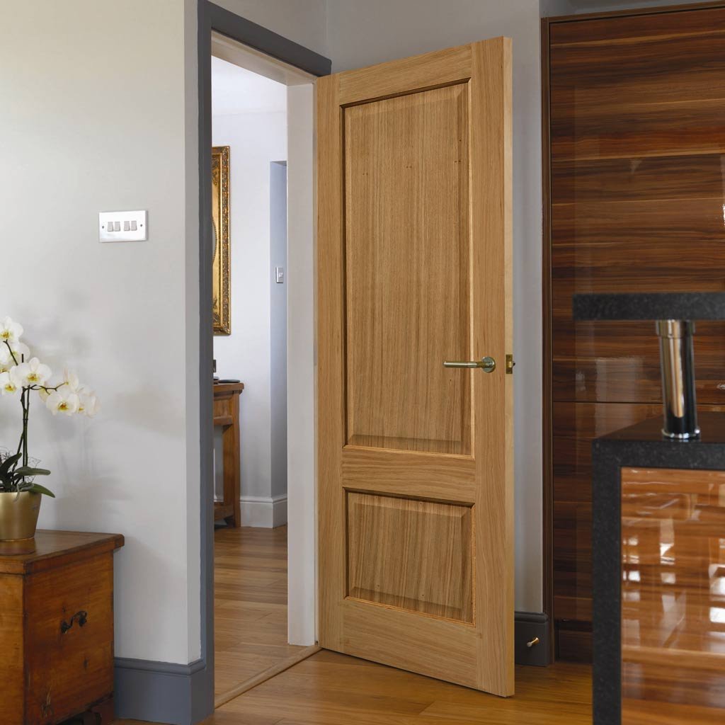 J B Kind Oak Classic Trent Fire Door - 1/2 Hour Fire Rated