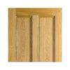 4 Panel Oak Fire Door - Raised Mouldings - 30 Minute Fire Rated