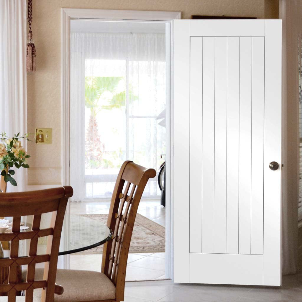 Fire Proof Suffolk Fire Door - 1/2 Hour Fire Rated - White Primed