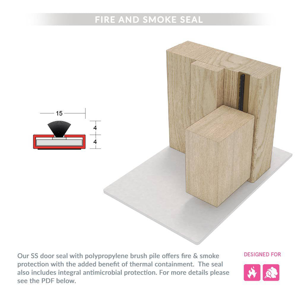 Thruframe Single Fire Door Frame Kit in Oak Veneer - Suits Fire Doors ...