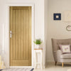 Fire Rated Suffolk Essential Oak Door - Unfinished - 1/2 Hour Fire Rated