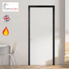 Thruframe Single Fire Door Frame Kit in Black Primed MDF - Suits 30 Minute Fire Doors