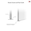 Router Groove and Floor Guide Diagram