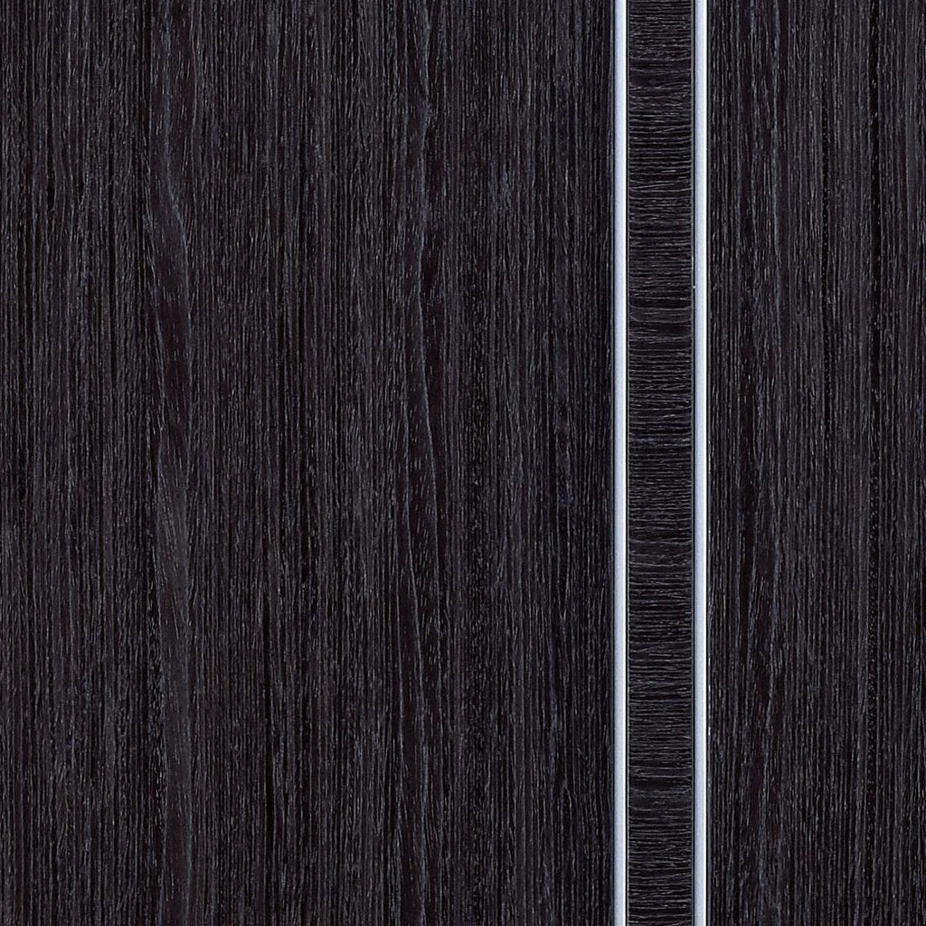 Bespoke Ash Grey Zanzibar Single Pocket Door Detail - Prefinished