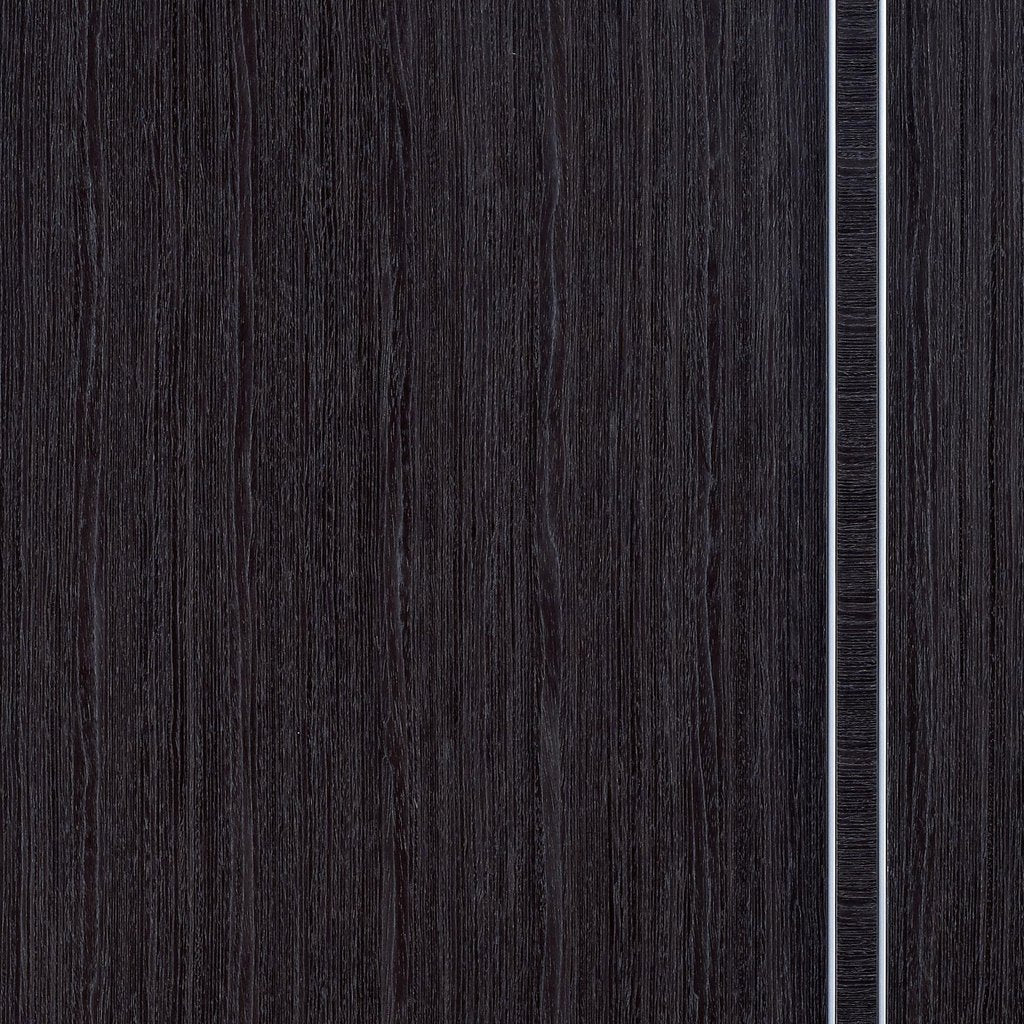 Bespoke Ash Grey Zanzibar Single Frameless Pocket Door Detail - Prefinished