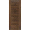 Three Sliding Wardrobe Doors & Frame Kit - Mistral Flush Walnut Door - Decor Grooves - Prefinished