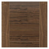 Mistral Walnut Double Evokit Pocket Door Detail - Prefinished