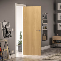 Bespoke Fire Door - Flush American White Oak Veneer - 30 Minute Fire Rated - Prefinished