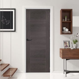 Image: Mode Forli Internal Door - Umber Grey Laminate - 1/2 Hour Fire Rated - Prefinished
