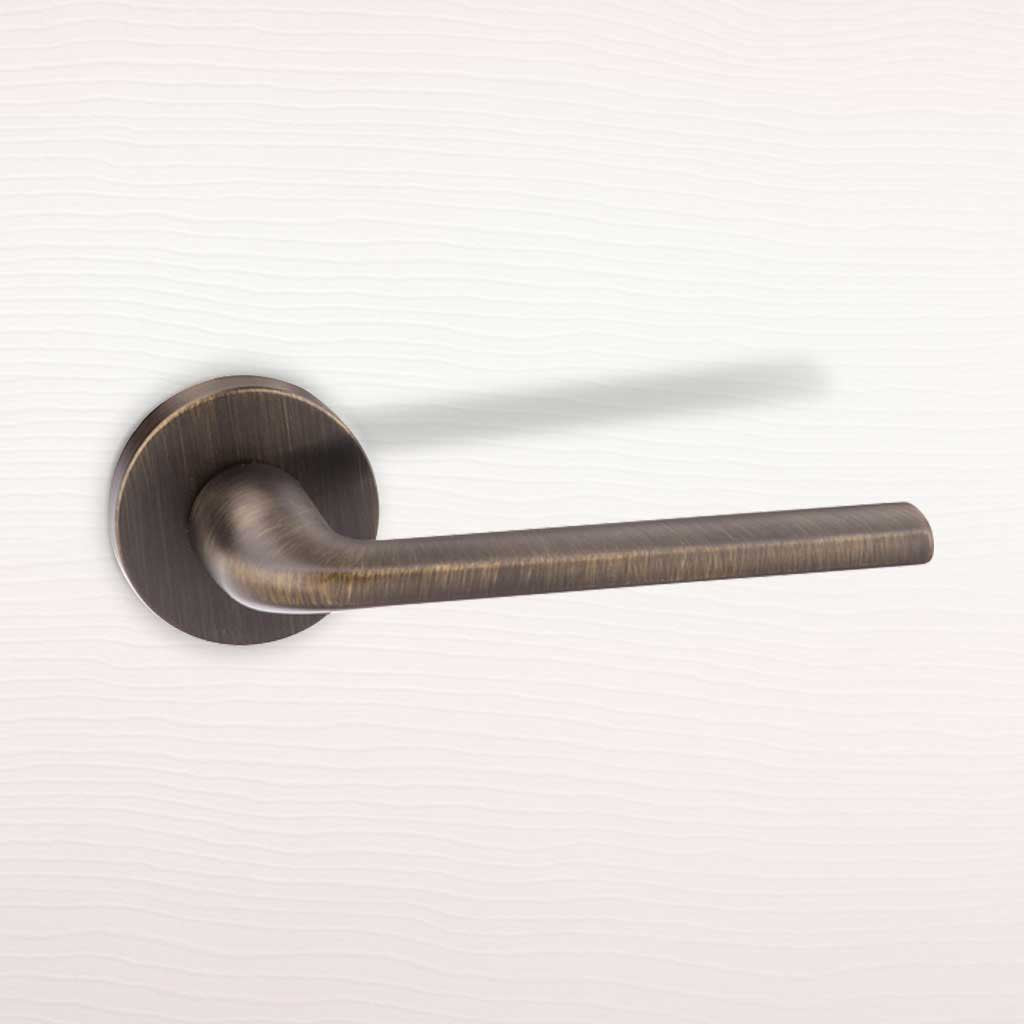 Forme Milly Designer Lever on Round Rose - Urban Bronze