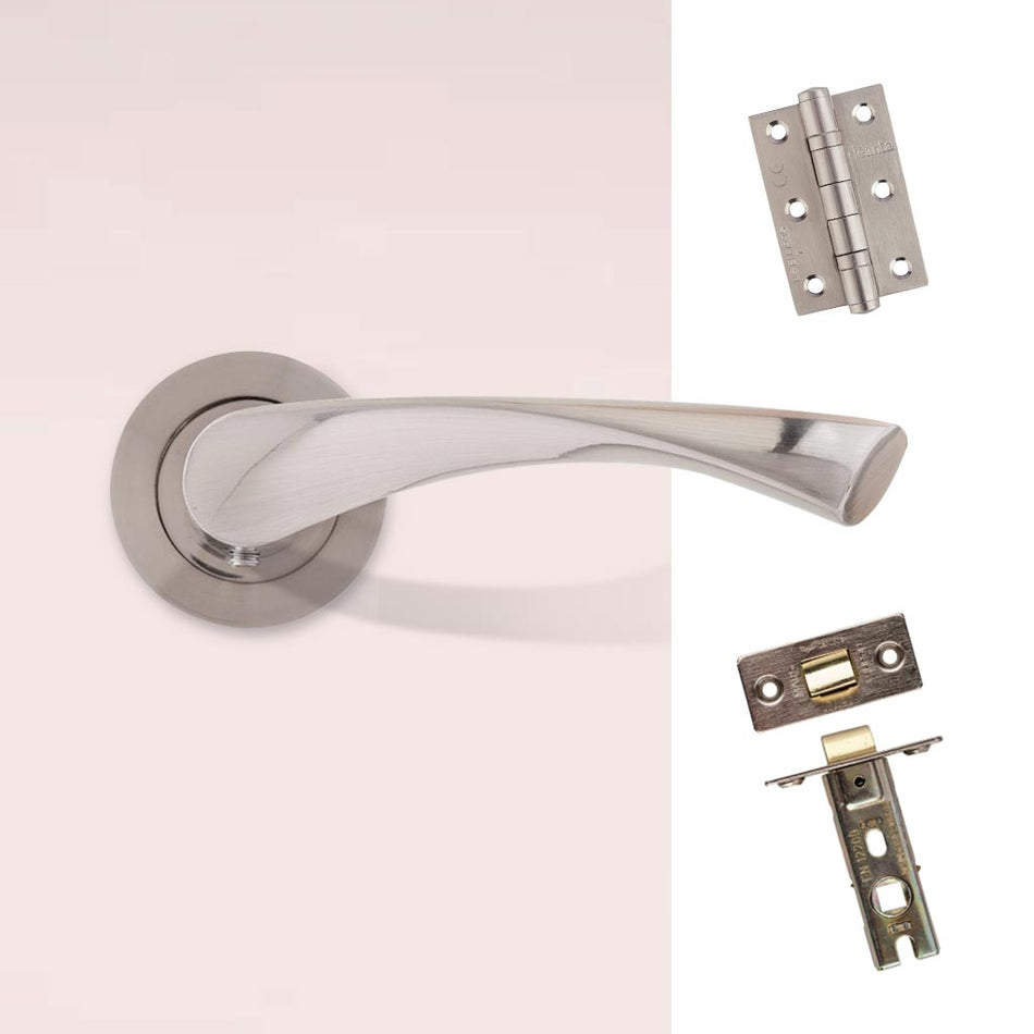 Fortuna Handle Pack - Satin Chrome