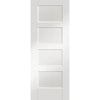 Sirius Tubular Stainless Steel Sliding Track & Shaker 4P Double Door - Primed