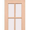 EXTERIOR Hemlock GTP 2 Panel Door Pair - Fit Your Own Glass