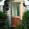 2XG Exterior Hardwood Back Door - Clear Toughened Double Glazing