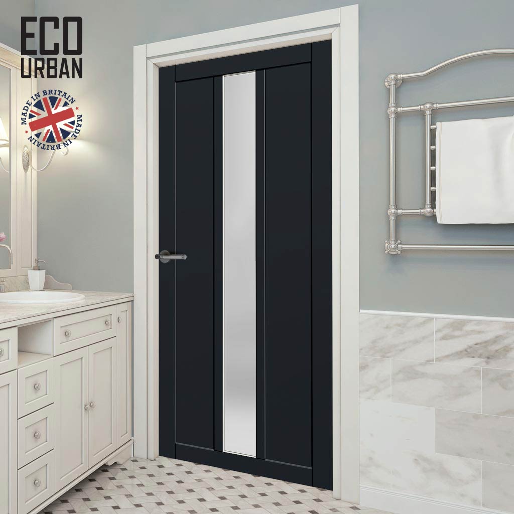 Kitchen door on sale with glass panels