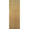 Sirius Tubular Stainless Steel Sliding Track & Galway Oak Door - Unfinished