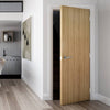 Bespoke Galway Real American Oak Veneer Fire Internal Door - 1/2 Hour Fire Rated - Unfinished