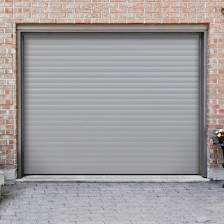 Image: Gliderol Electric Insulated Roller Garage Door from 1995 to 2146mm Wide - Grey