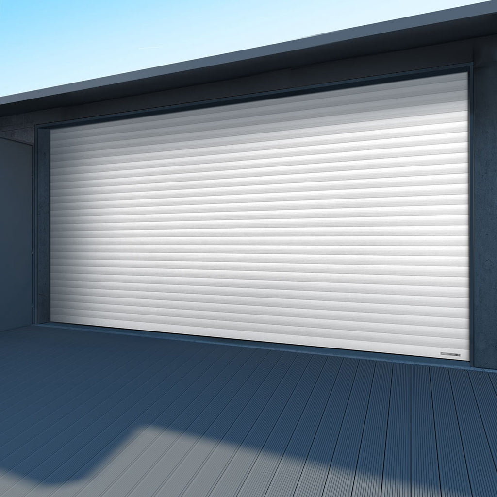 Gliderol Electric Insulated Roller Garage Door from 4291 to 4710mm Wide - White