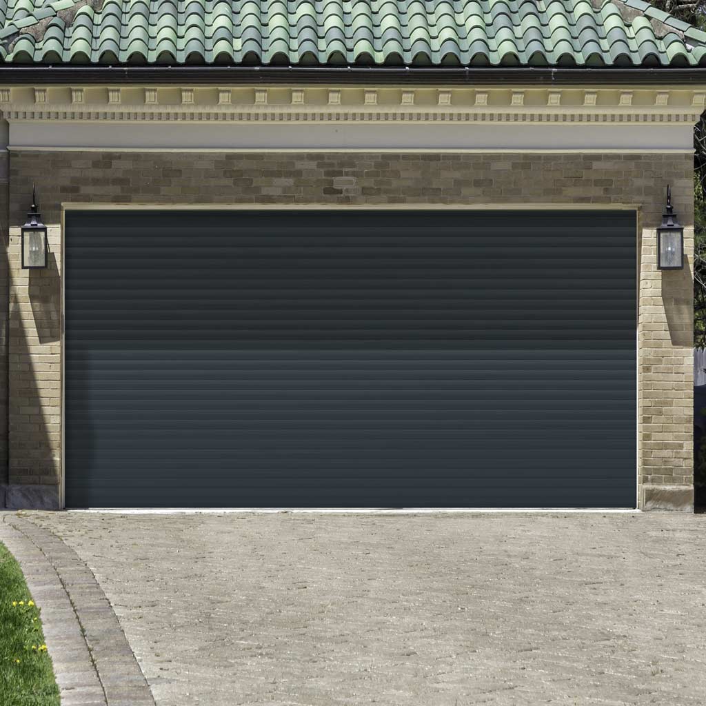 Gliderol Electric Insulated Roller Garage Door from 2911 to 3359mm Wide - Anthracite