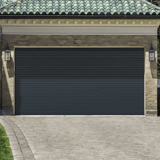 Image: Gliderol Electric Insulated Roller Garage Door from 2911 to 3359mm Wide - Anthracite