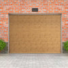 Gliderol Electric Insulated Roller Garage Door from 1995 to 2146mm Wide - Irish Oak