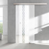 Single Glass Sliding Door - Garvald 8mm Obscure Glass - Clear Printed Design - Planeo 60 Pro Kit