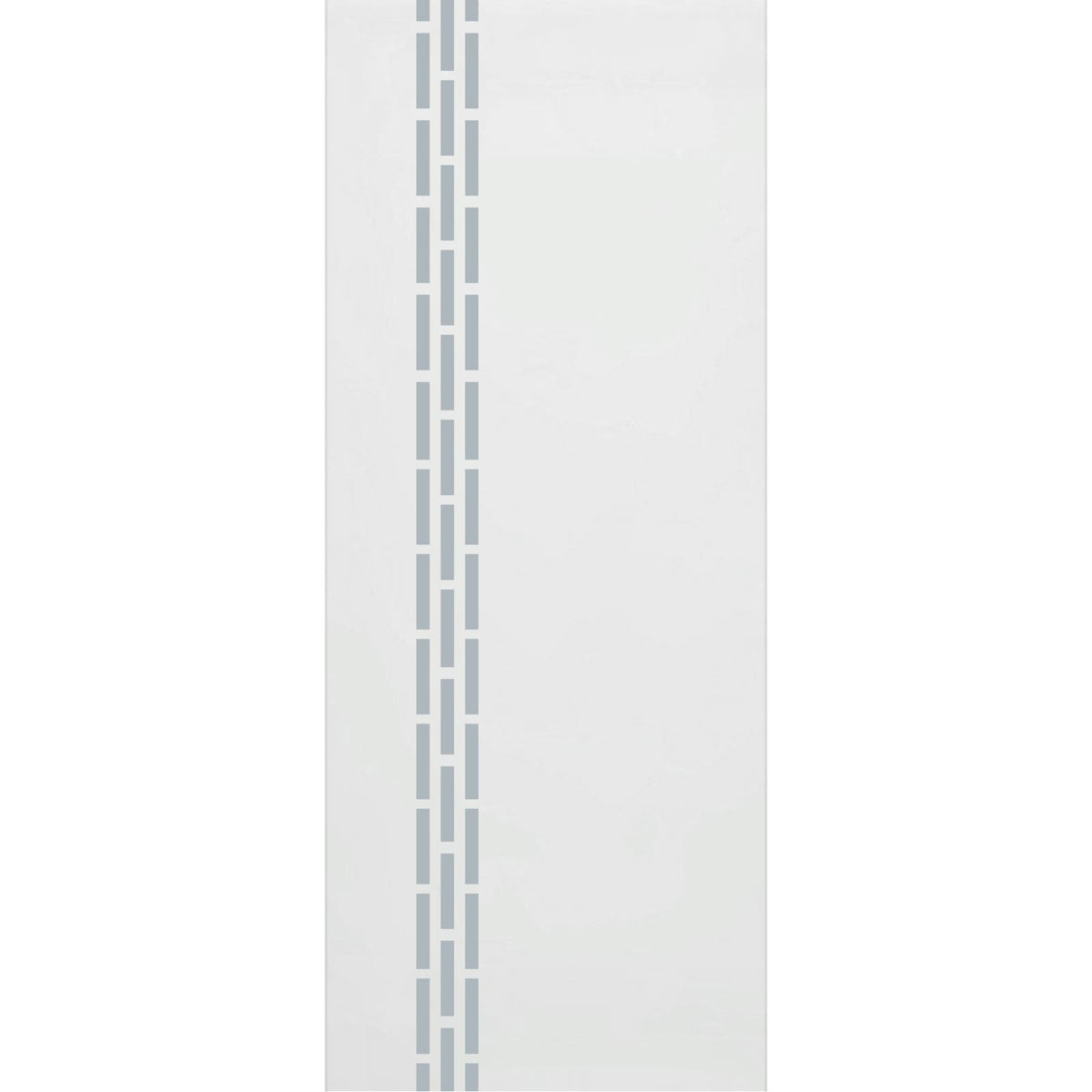 Single Glass Sliding Door - Garvald 8mm Obscure Glass - Clear Printed Design - Planeo 60 Pro Kit