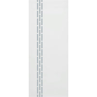 Single Glass Sliding Door - Garvald 8mm Obscure Glass - Clear Printed Design - Planeo 60 Pro Kit