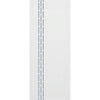 Garvald 8mm Obscure Glass - Clear Printed Design - Double Absolute Pocket Door