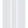 Double Glass Sliding Door - Solaris Tubular Stainless Steel Sliding Track & Garvald 8mm Clear Glass - Obscure Printed Design