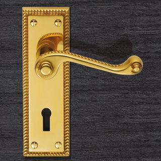 Image: FG1 Georgian Suite Lever lock Door Handles