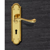 FG27 Georgian Suite Shaped Lever Lock Door Handles.