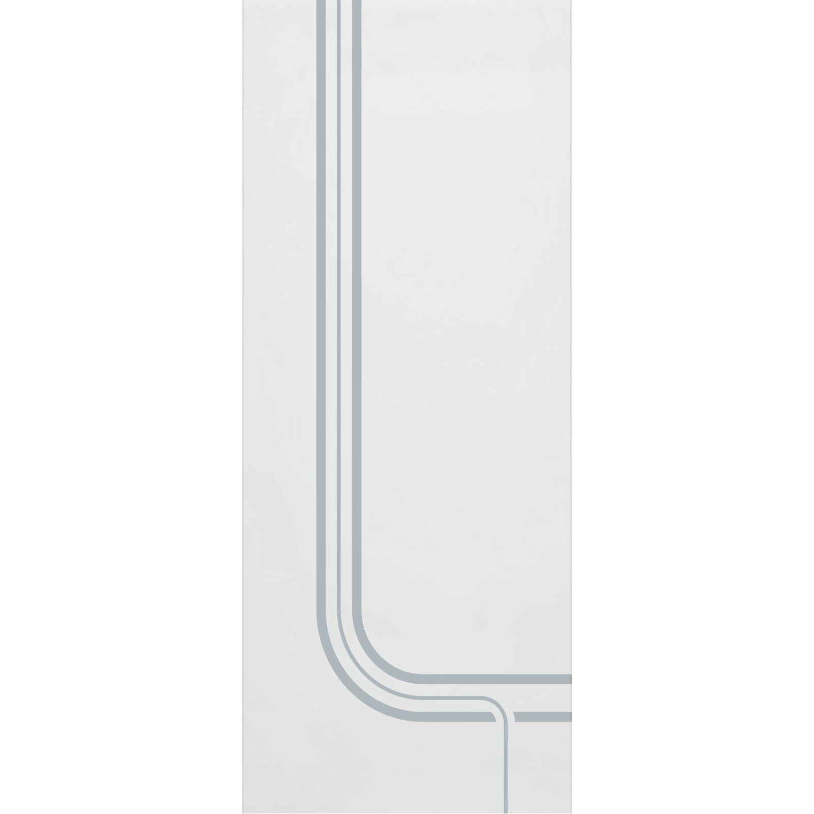 Holburn 8mm Obscure Glass - Clear Printed Design - Griffwerk R8 Style Sliding Glass Door Kit