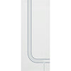 Holburn 8mm Obscure Glass - Clear Printed Design - Griffwerk R8 Style Sliding Glass Door Kit