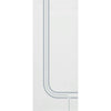 Holburn 8mm Obscure Glass - Obscure Printed Design - Double Evokit Pocket Door