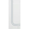 Holburn 8mm Obscure Glass - Clear Printed Design - Single Absolute Pocket Door