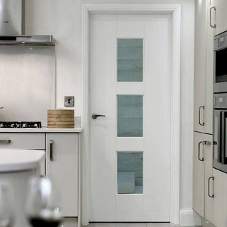 Image: Modern interior white glazed door from JBK