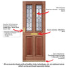 Derby Hardwood Front Door - Leaded - Tri Glazing