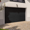 Gliderol Electric Insulated Roller Garage Door from 2147 to 2451mm Wide - Laminated Woodgrain Black