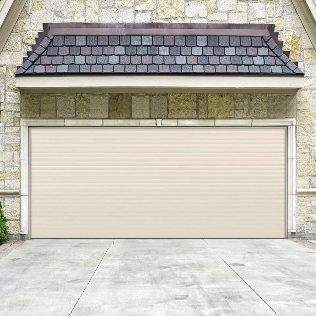 Gliderol Electric Insulated Roller Garage Door from 4291 to 4710mm Wide - Cream