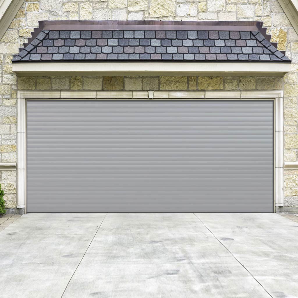 Gliderol Electric Insulated Roller Garage Door from 4711 to 5320mm Wide - Grey