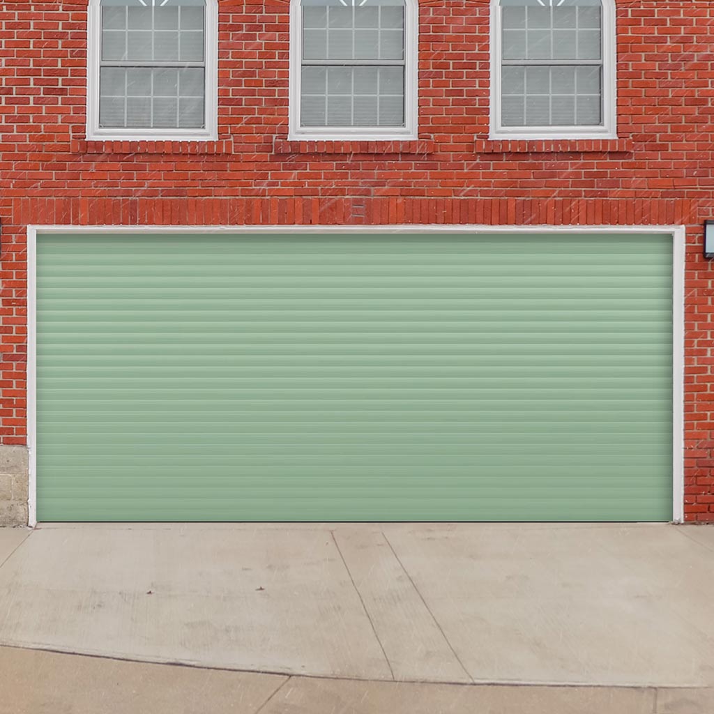 Gliderol Electric Insulated Roller Garage Door from 4711 to 5320mm Wide - Chartwell Green