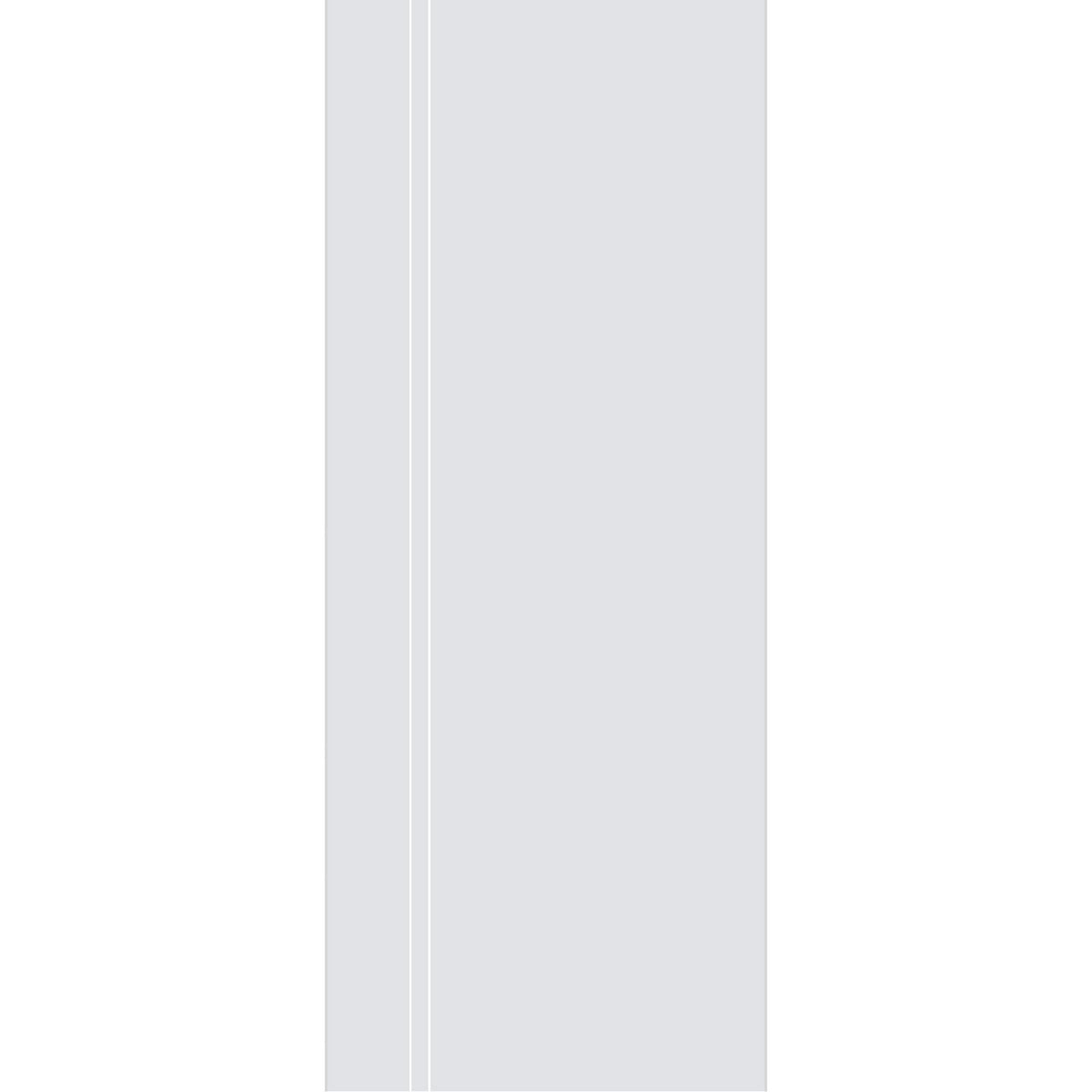 Single Glass Sliding Door - Gogar 8mm Clear Glass - Obscure Printed Design - Planeo 60 Pro Kit